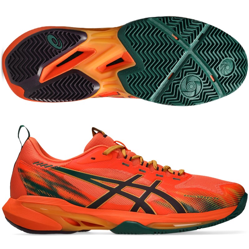 Chaussures Asics Sonicsmash FF energy orange dark aubergine 2026