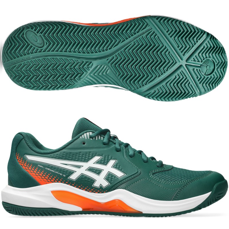 Chaussures Asics Gel Dedicate 9 Padel jewel green white 2026