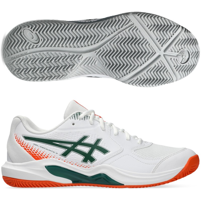 Chaussures Asics Gel Dedicate 9 Padel white jewel green 2026