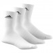 chaussettes Pack de 3 Adidas blanches