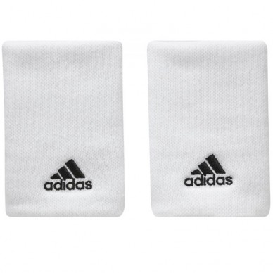 Muñequeras Adidas Ten L blanca