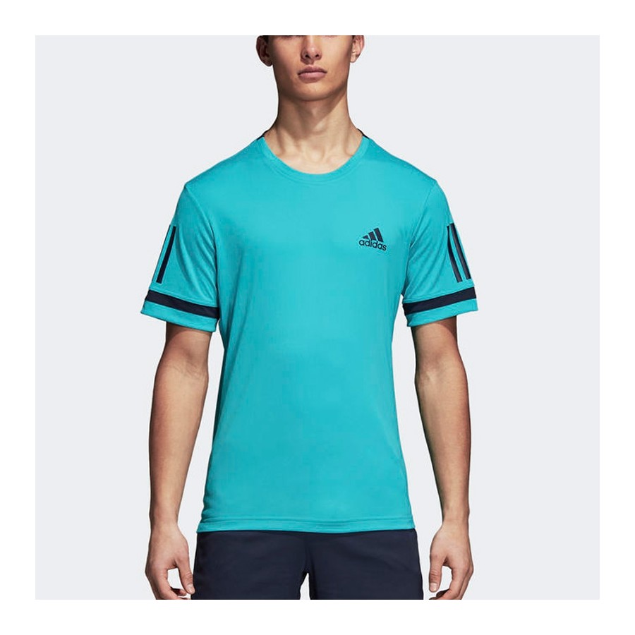 Camiseta Adidas Club 3Str Hi-Res Aqua 2018