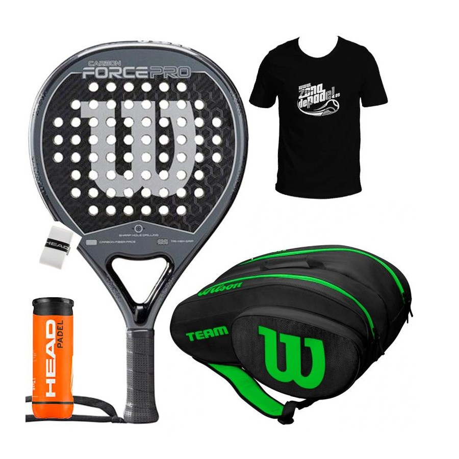 Pack Wilson Carbon Force Pro + Paletero 2019