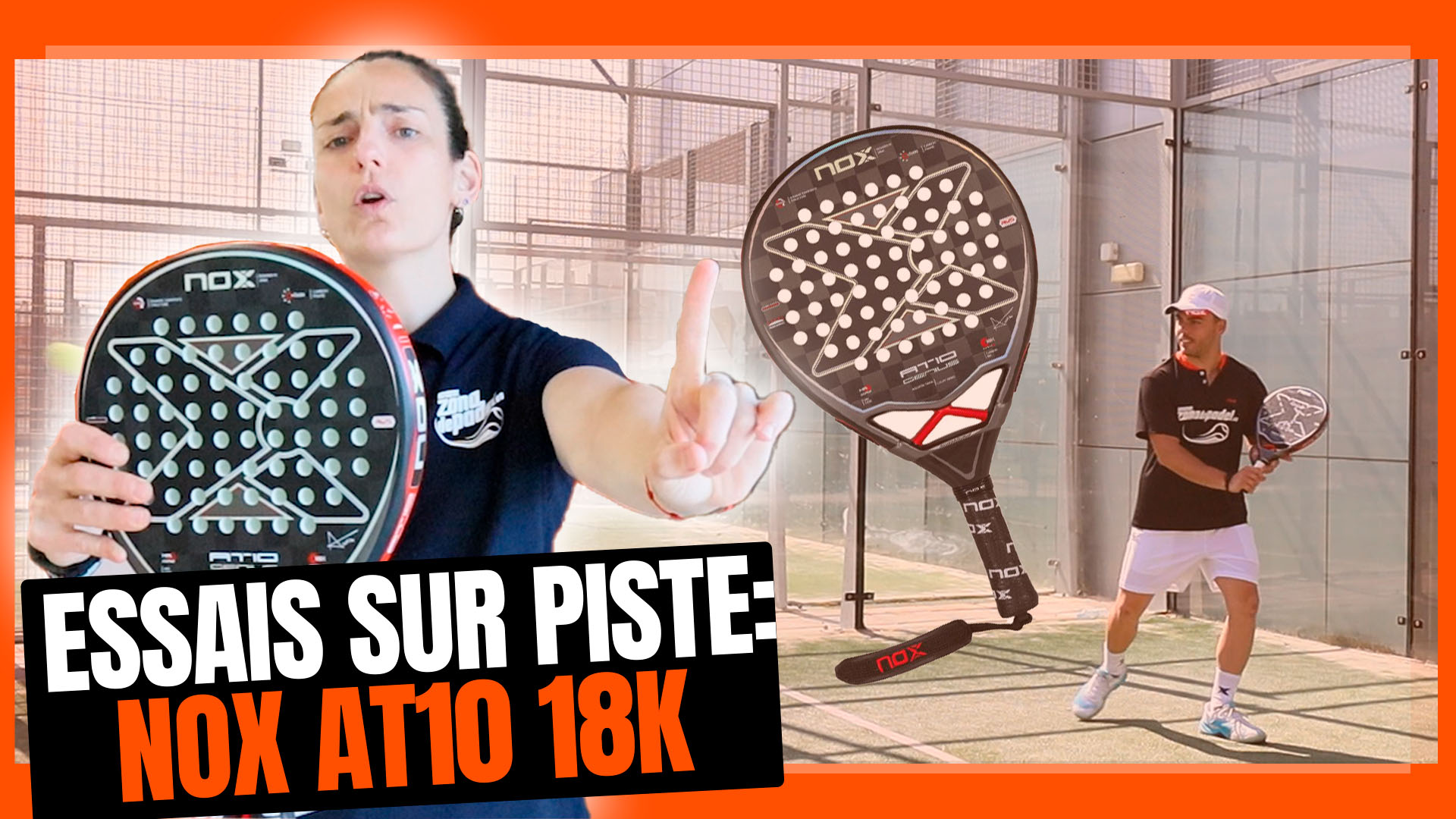 Nouvelle raquette Nox AT10 Genius 18K 2023 : Essais sur piste