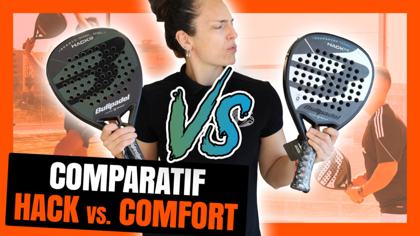 Comparatif Bullpadel Hack 03 2023 VS Bullpadel Hack CMF