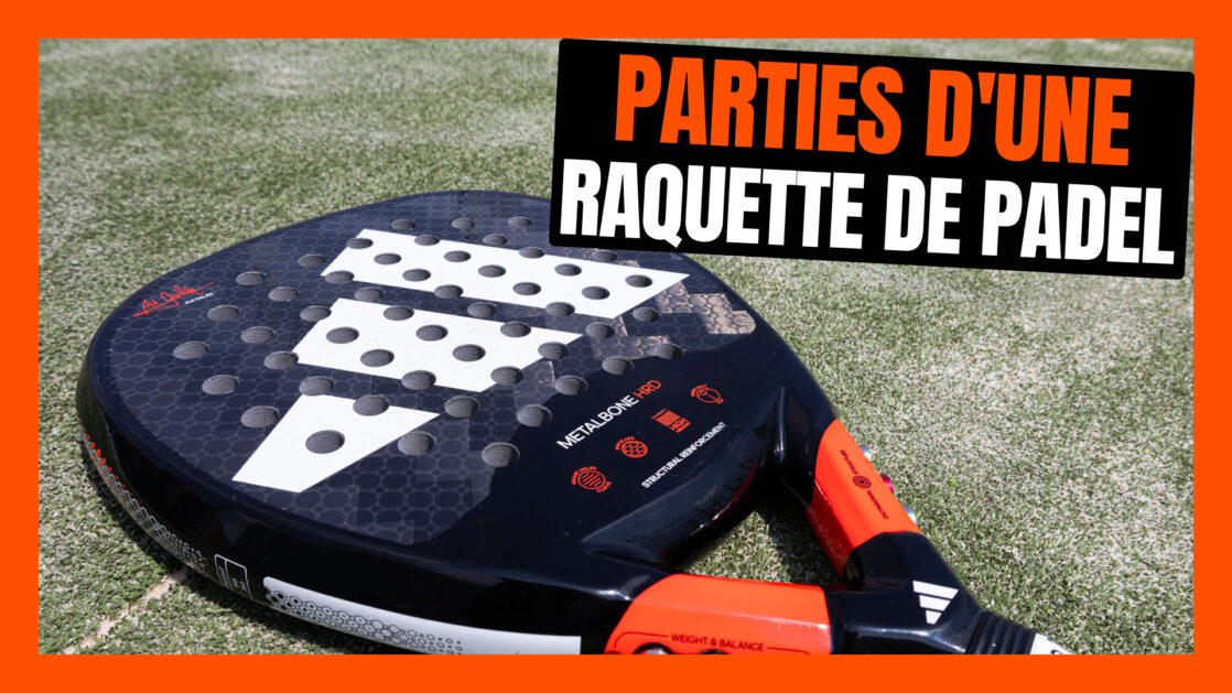 Parties d´une raquette de padel