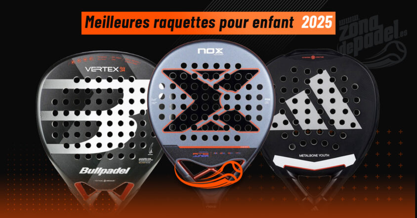 Meilleures raquettes padel pour enfants 2025 : guide complet avec marques et modèles recommandés