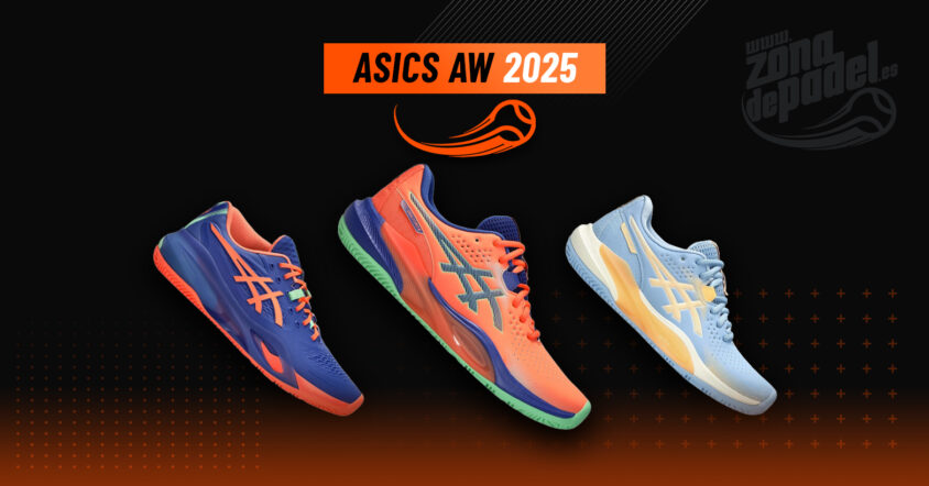 Collection ASICS padel AW25 : découvrez les chaussures de padel ASICS 2025 idéales pour l&rsquo;hiver.