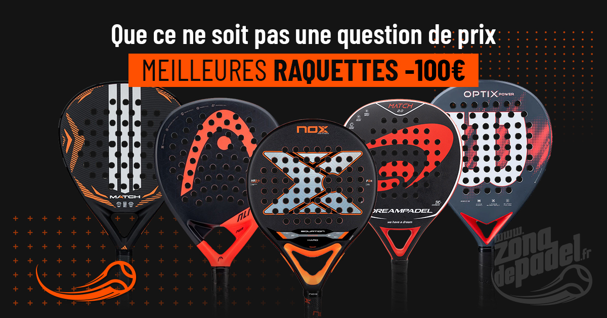 meilleures raquettes -100€